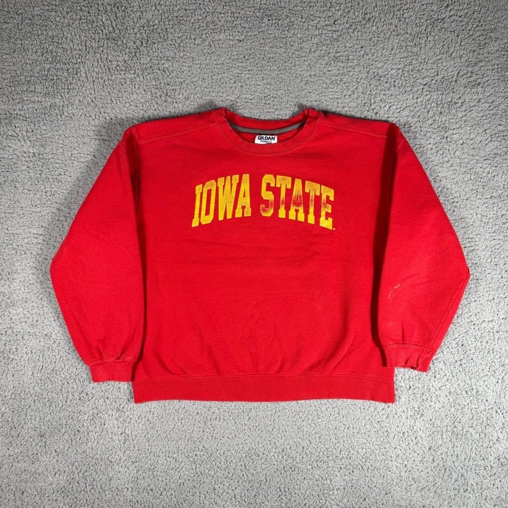 Iowa State University Cyclones T-Shirt Size Large Spell-Out Graphic College